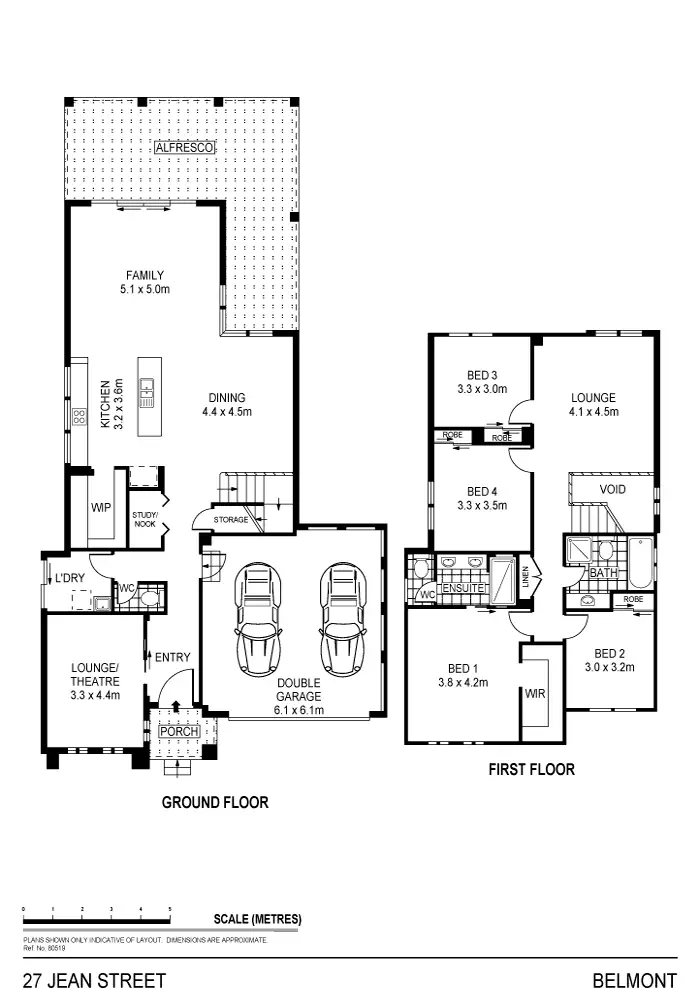 Floorplan of Homely house listing, 27 Jean Street, Belmont NSW 2280