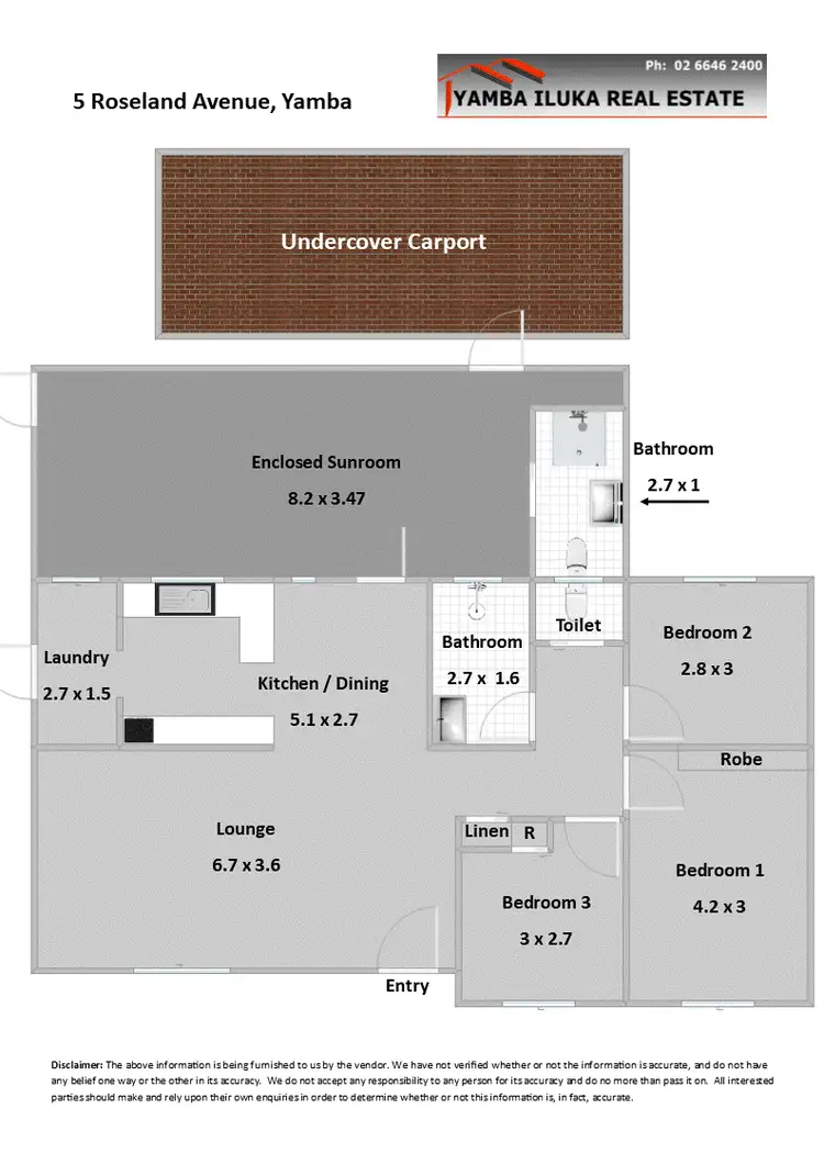 Floorplan of Homely house listing, 5 Roseland Avenue, Yamba NSW 2464