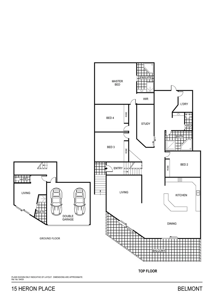 Floorplan of Homely house listing, 15 Heron Place, Belmont NSW 2280