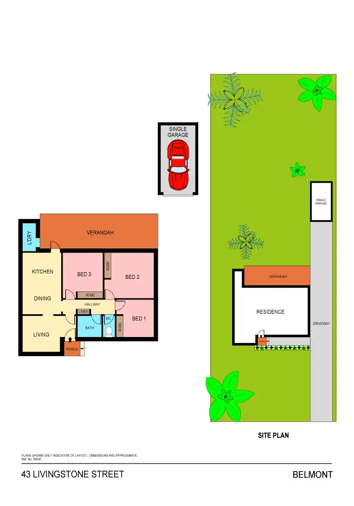 Floorplan of Homely house listing, 43 Livingstone Street, Belmont NSW 2280