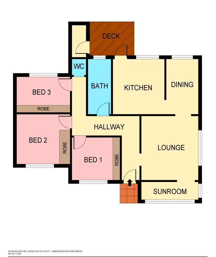 Floorplan of Homely house listing, 6 Fenwick Crescent, Whitebridge NSW 2290