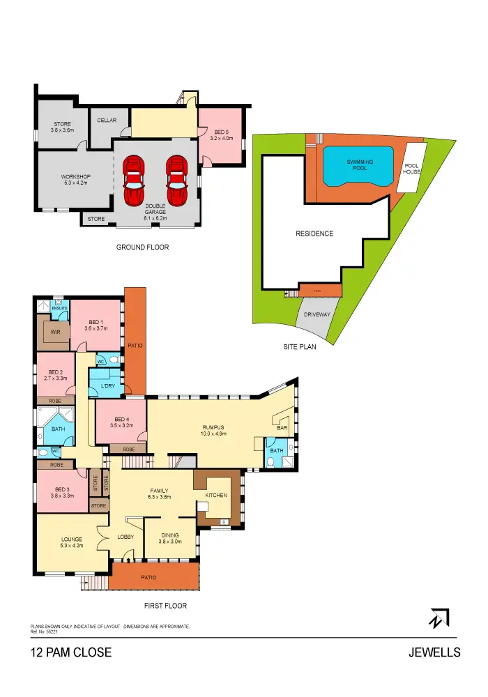 Floorplan of Homely house listing, 12 Pam Close, Jewells NSW 2280