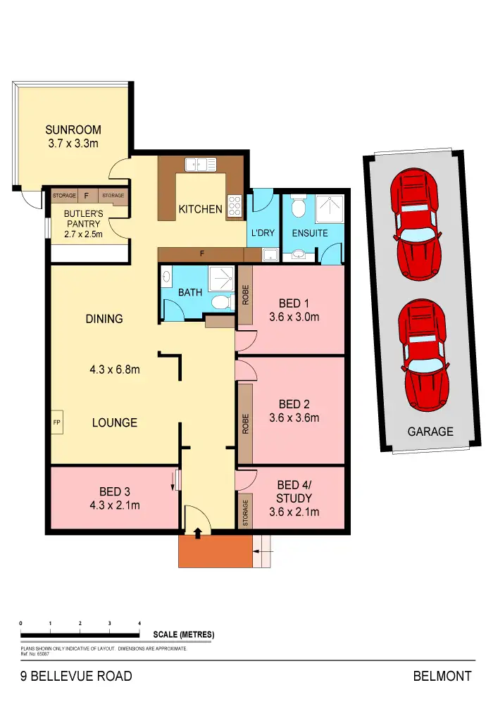 Floorplan of Homely house listing, 9 Bellevue Road, Belmont NSW 2280