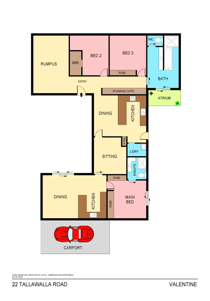 Floorplan of Homely house listing, 22 Tallawalla Road, Valentine NSW 2280