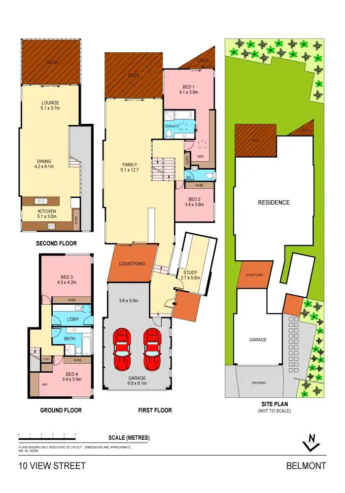 Floorplan of Homely house listing, 10 View Street, Belmont NSW 2280