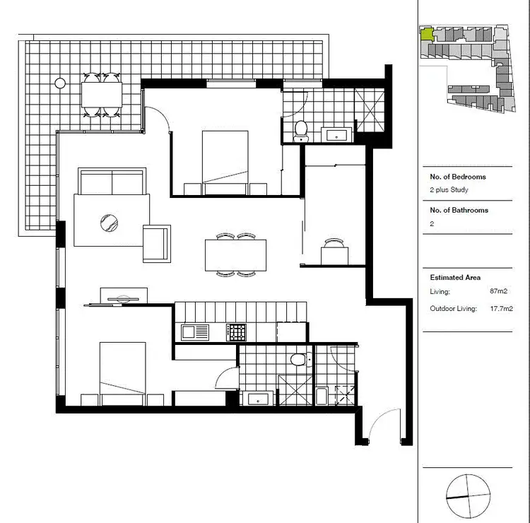 Floorplan of Homely apartment listing, 115/11 Ernest Street, Belmont NSW 2280