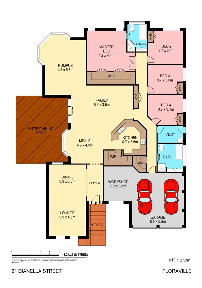 Floorplan of Homely house listing, 21 Dianella Street, Floraville NSW 2280