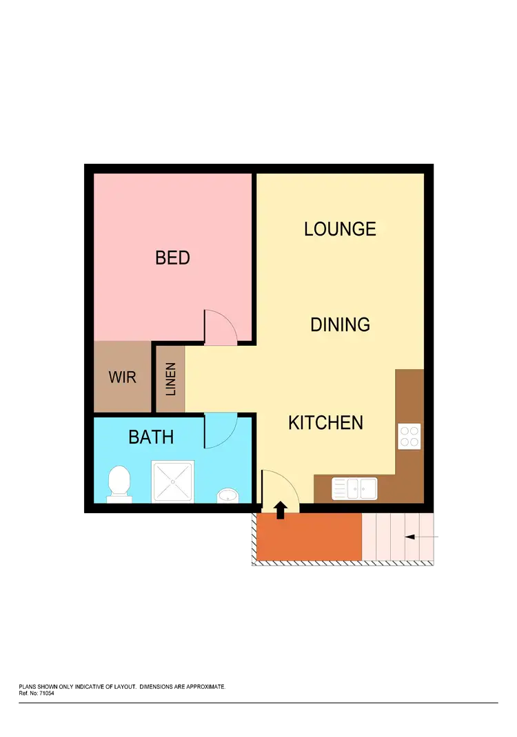 Floorplan of Homely unit listing, 2/24 Haig Street, Belmont NSW 2280