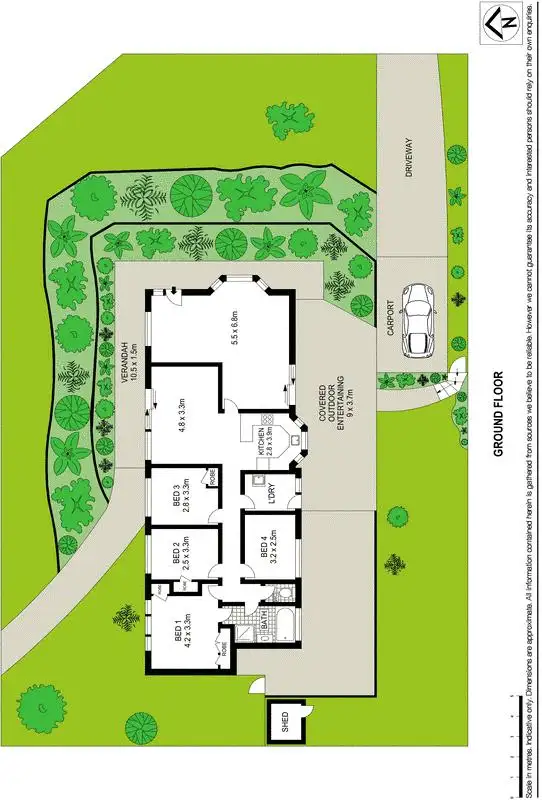 Floorplan of Homely house listing, 1 Saltram Close, Eleebana NSW 2282