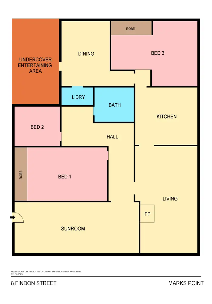 Floorplan of Homely house listing, 8 Findon Street, Marks Point NSW 2280