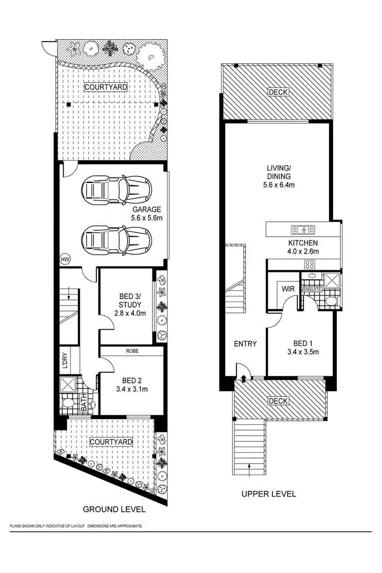 Floorplan of Homely townhouse listing, 2/2 Gardner Street, Dudley NSW 2290