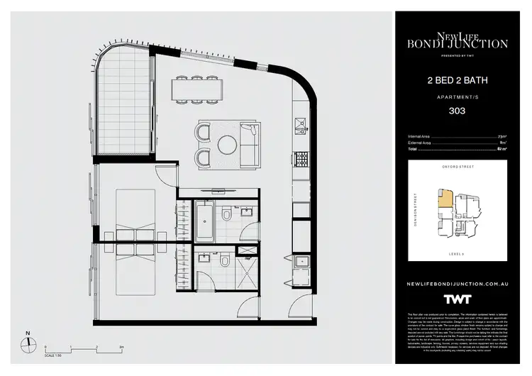Floorplan of Homely apartment listing, 59 Oxford Street, Bondi Junction NSW 2022