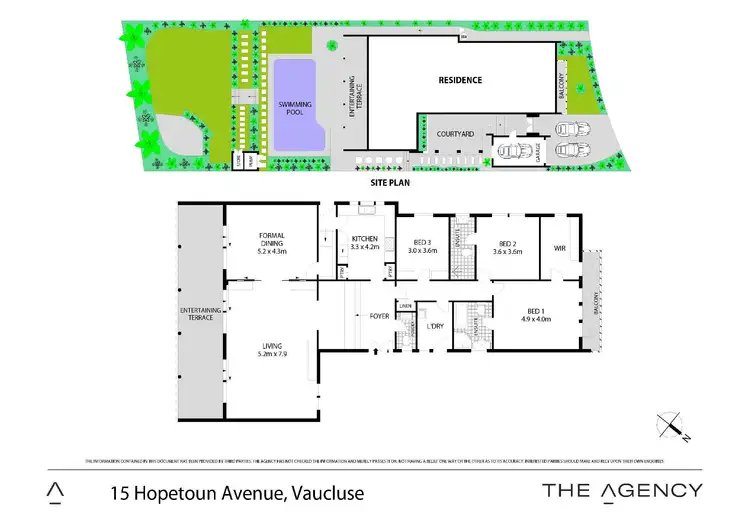 Floorplan of Homely house listing, 15 Hopetoun Avenue, Vaucluse NSW 2030