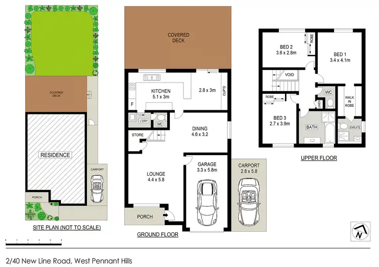 Floorplan of Homely house listing, 2/40 New Line Road, West Pennant Hills NSW 2125