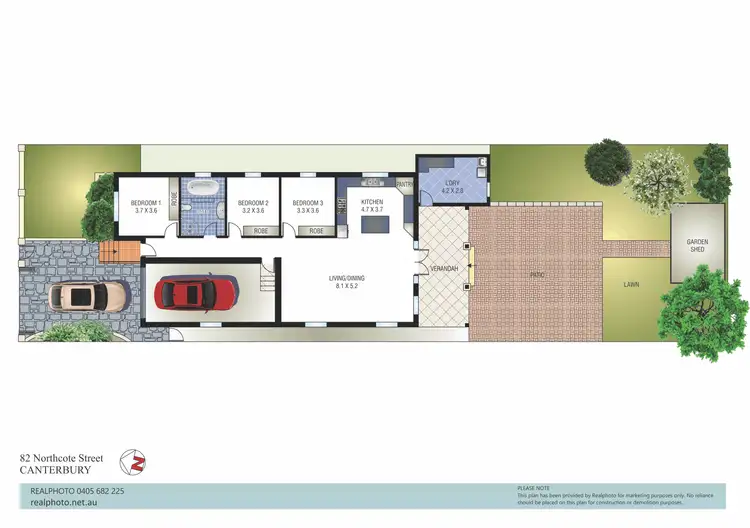 Floorplan of Homely house listing, 82 Northcote Street, Canterbury NSW 2193
