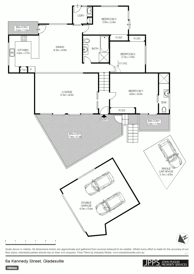 Floorplan of Homely house listing, 6a Kennedy  Street, Gladesville NSW 2111