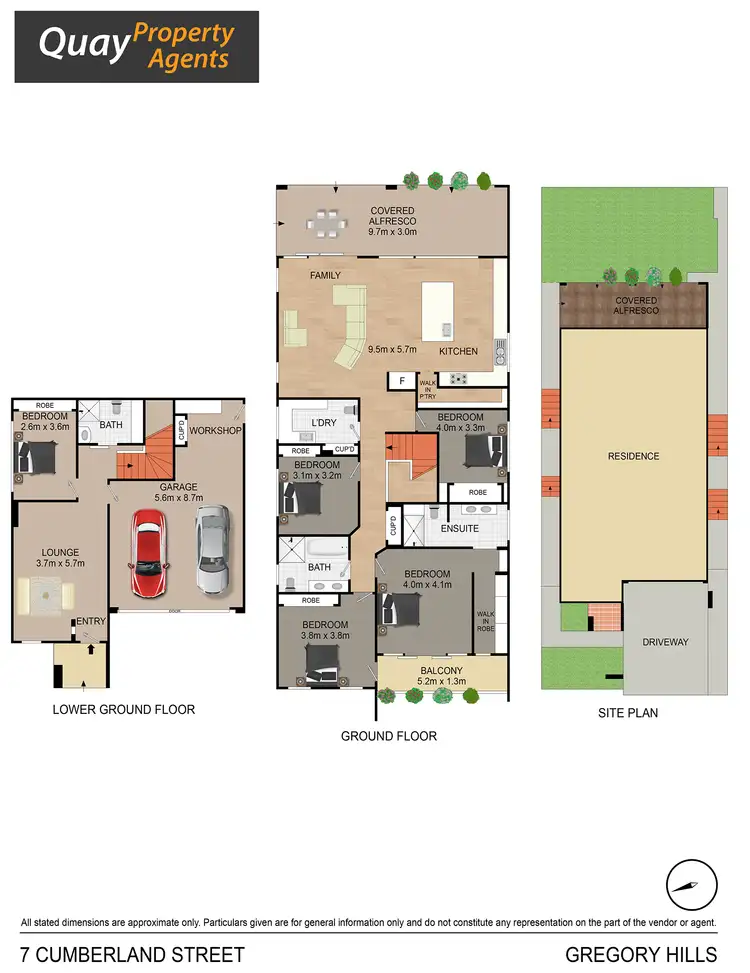 Floorplan of Homely house listing, 7 Cumberland Road, Gregory Hills NSW 2557