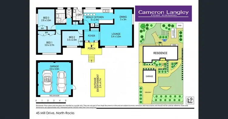 Floorplan of Homely house listing, 45 Mill Drive, North Rocks NSW 2151