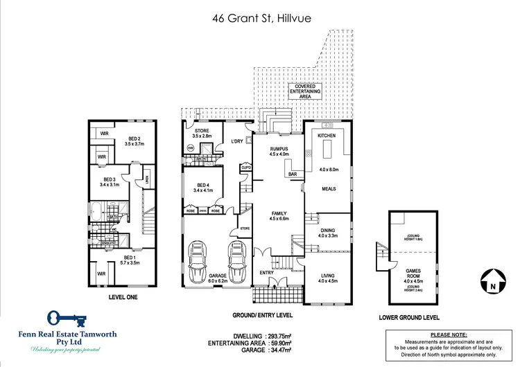 Floorplan of Homely house listing, 46 Grant Street, Hillvue NSW 2340