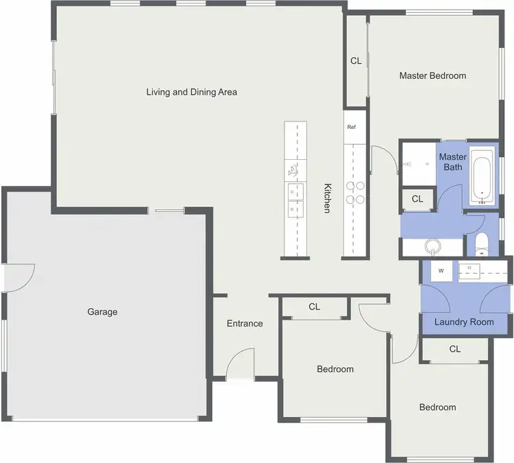 Floorplan of Homely house listing, 16 Gungurru Close, Calala NSW 2340