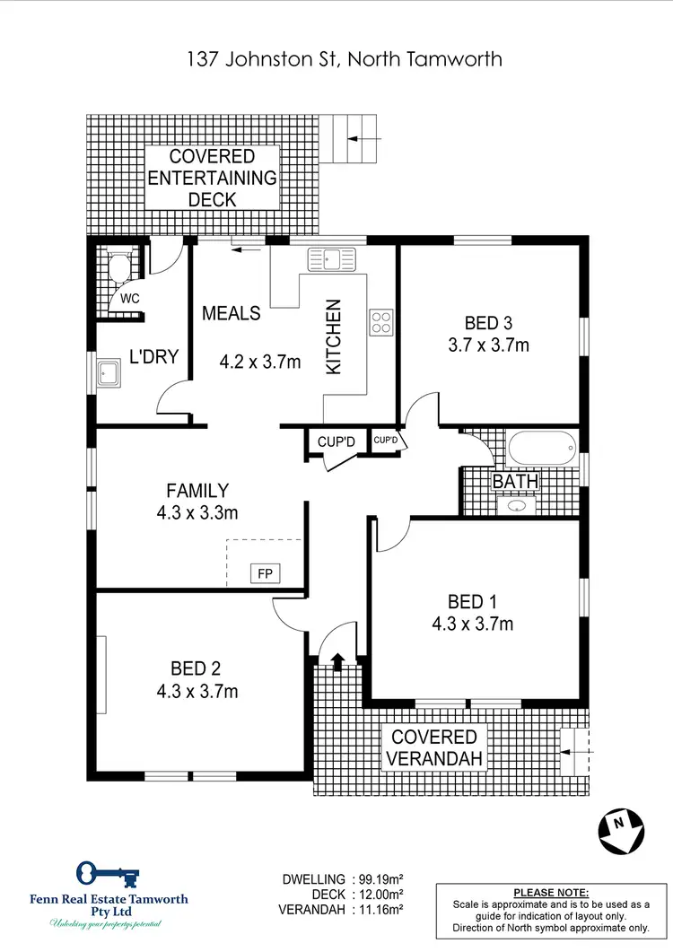Floorplan of Homely house listing, 137 Johnston Street, North Tamworth NSW 2340