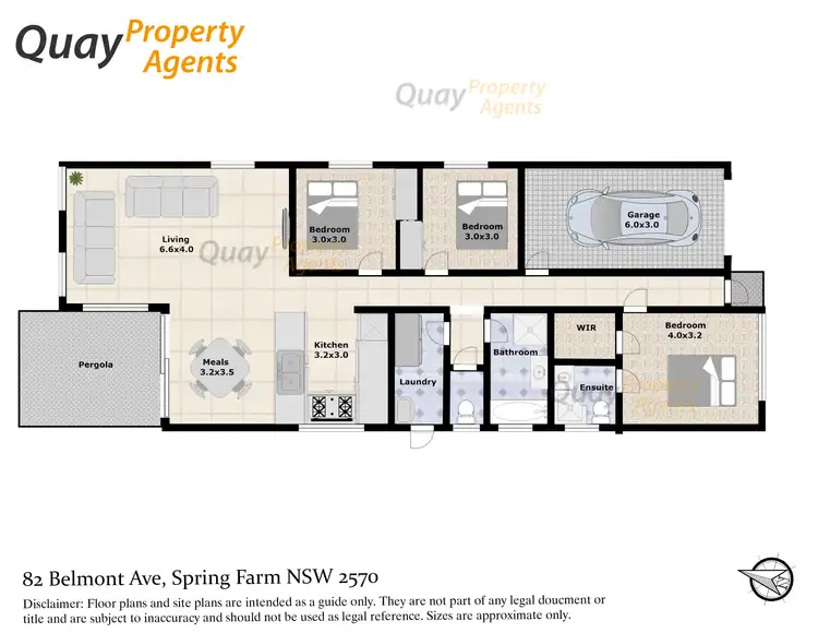 Floorplan of Homely house listing, 82 Belmont Avenue, Spring Farm NSW 2570