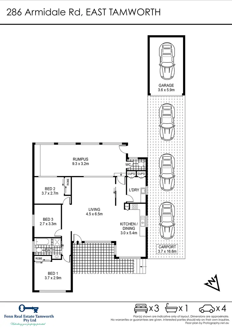 Floorplan of Homely house listing, 286 Armidale Road, East Tamworth NSW 2340