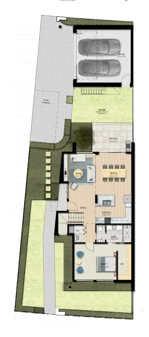 Floorplan of Homely terrace listing, 36 Curlewis Street, Gledswood Hills NSW 2557