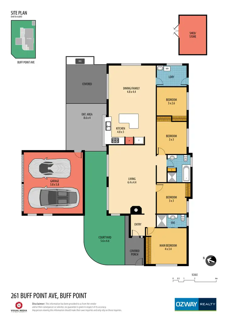 Floorplan of Homely house listing, 261 Buff Point Avenue, Buff Point NSW 2262