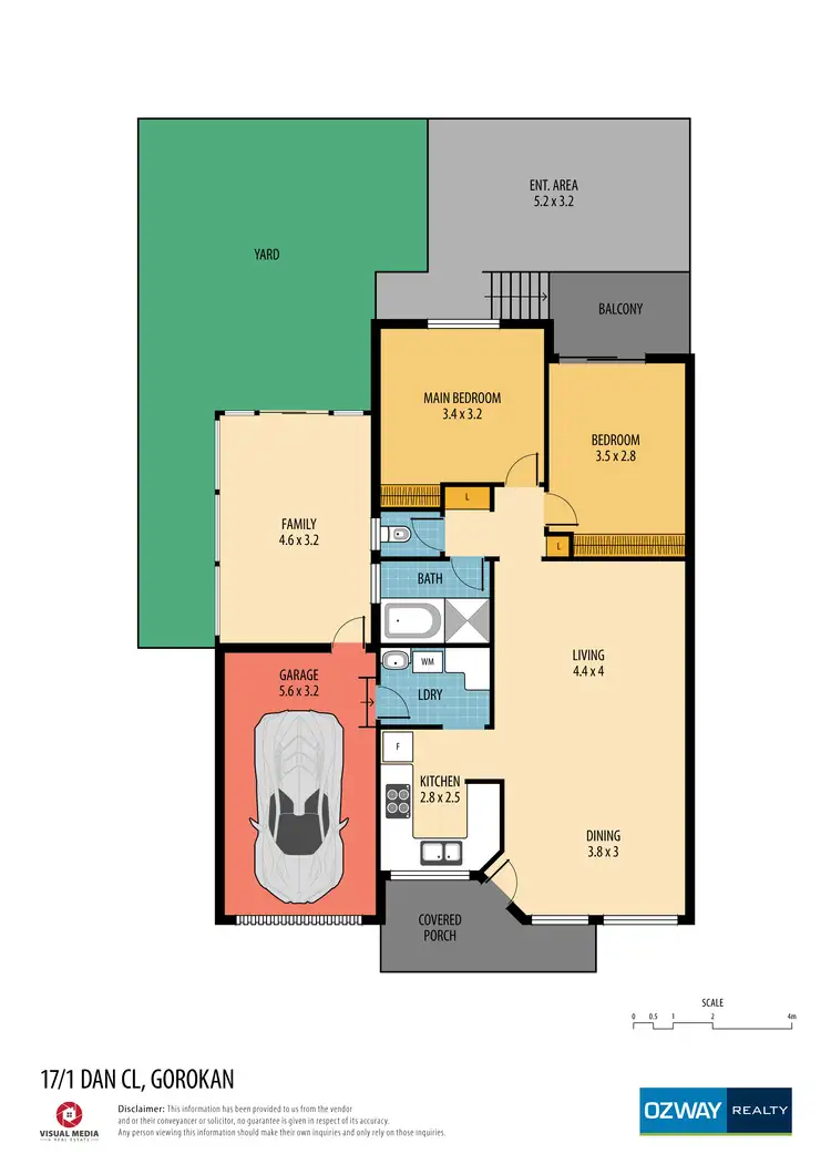 Floorplan of Homely villa listing, 17/1 Dan Close, Gorokan NSW 2263