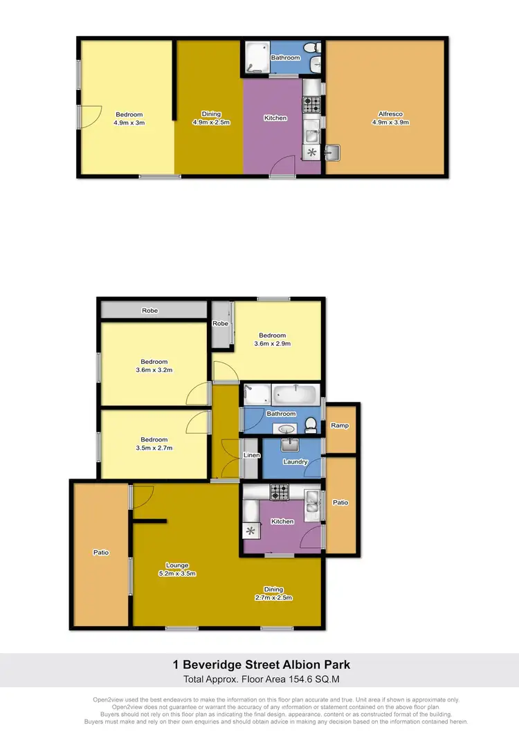 Floorplan of Homely house listing, 1 Beveridge Street, Albion Park NSW 2527