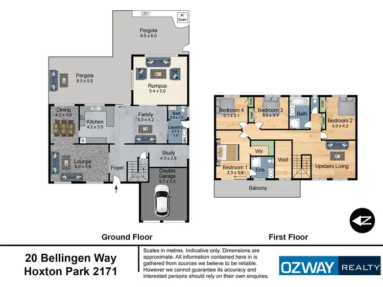 Floorplan of Homely house listing, 20 Bellingen Way, Hoxton Park NSW 2171