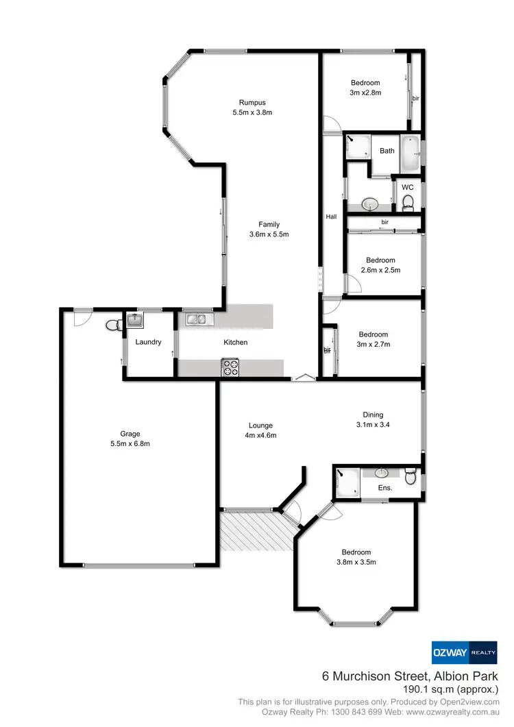 Floorplan of Homely house listing, 6 Murchison  Street, Albion Park NSW 2527