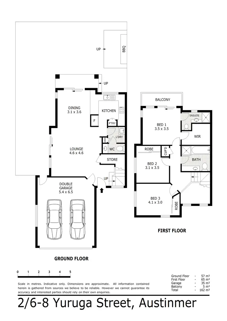 Floorplan of Homely townhouse listing, 2/6-8 Yuruga Street, Austinmer NSW 2515