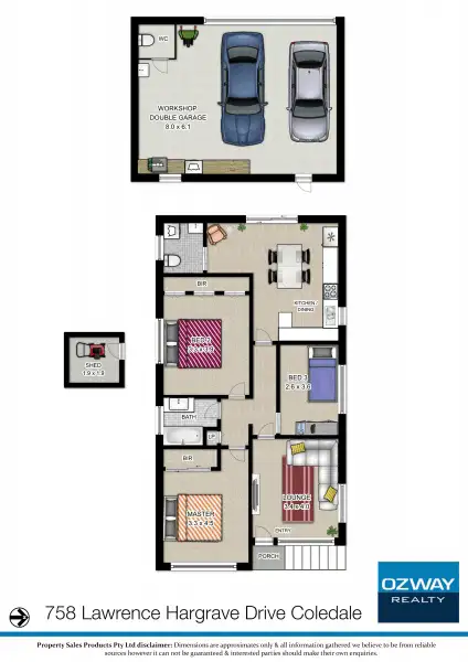 Floorplan of Homely house listing, 758 Lawrence Hargrave Drive, Coledale NSW 2515