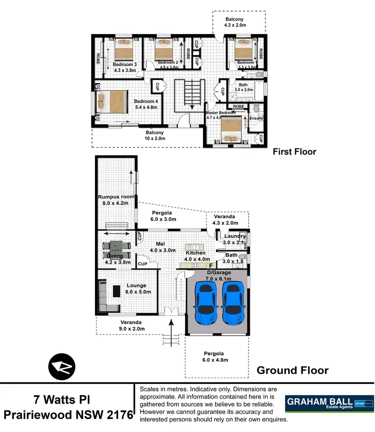 Floorplan of Homely house listing, 7 Watts Place, Prairiewood NSW 2176