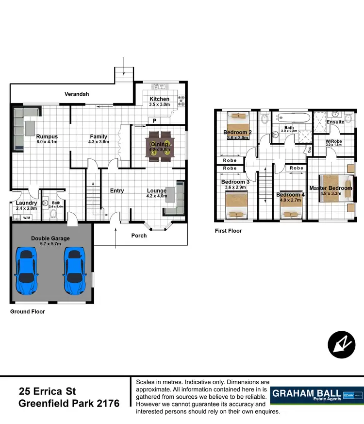 Floorplan of Homely house listing, 25 Errica Street, Greenfield Park NSW 2176
