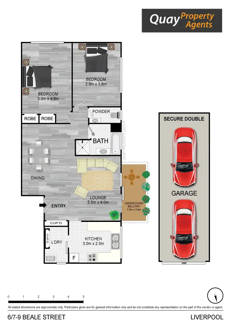 Floorplan of Homely unit listing, 6/7 - 9 Beale Street, Liverpool NSW 2170