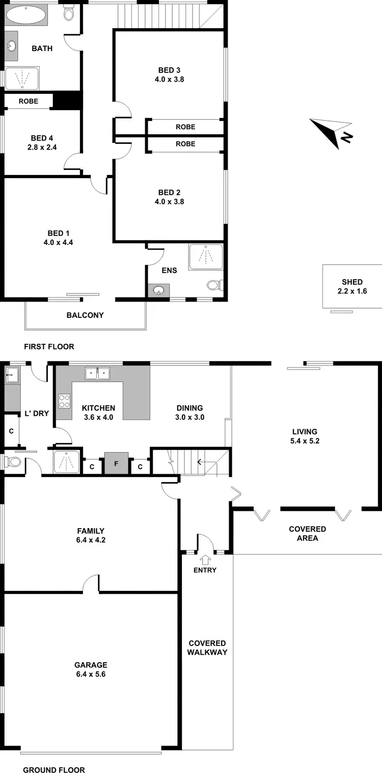 Floorplan of Homely house listing, 5 Pokolbin Place, Edensor Park NSW 2176