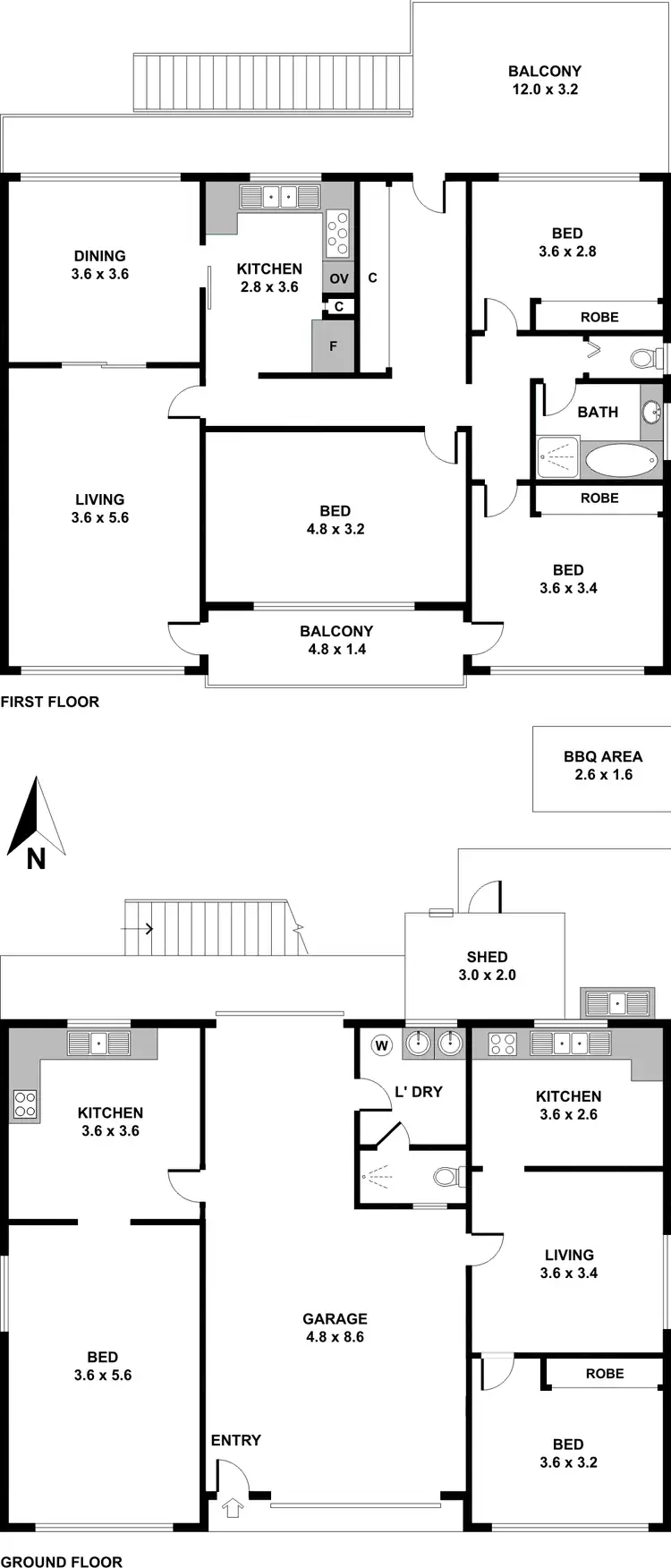 Floorplan of Homely house listing, 2 Braeside Avenue, Smithfield NSW 2164