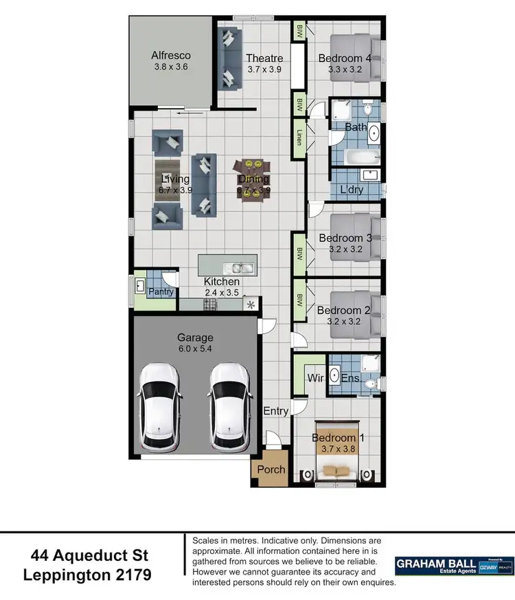 Floorplan of Homely house listing, 44 Aqueduct Street, Leppington NSW 2179