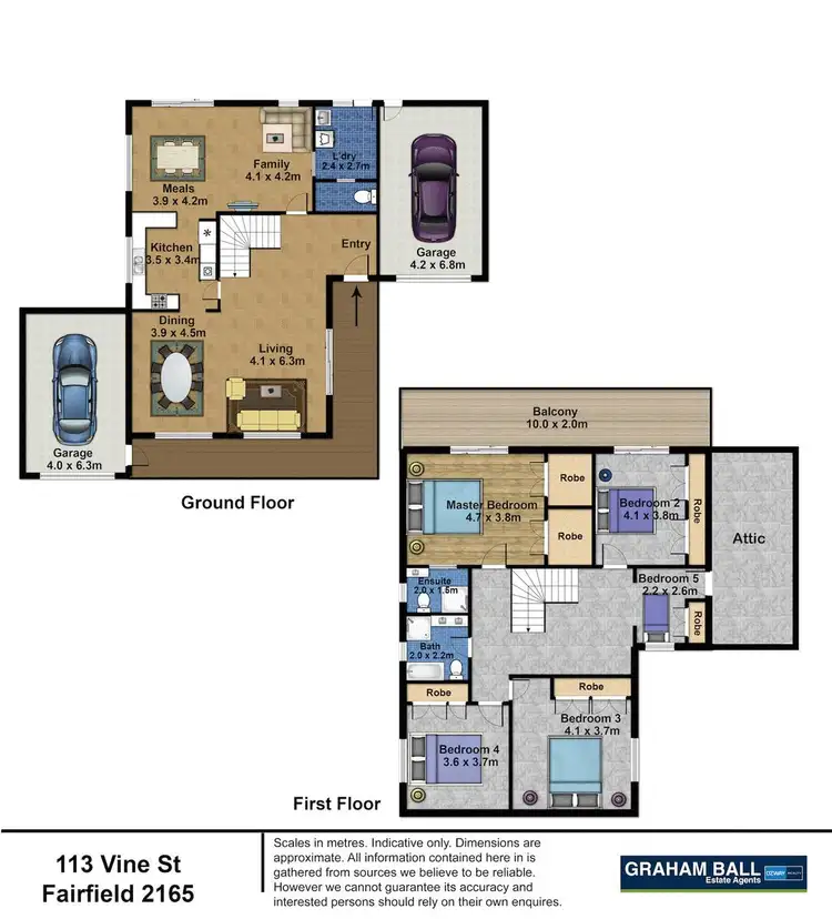 Floorplan of Homely house listing, 113 Vine Street, Fairfield NSW 2165