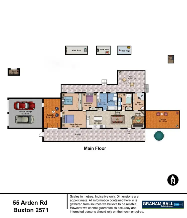 Floorplan of Homely house listing, 55 Arden Road, Buxton NSW 2571