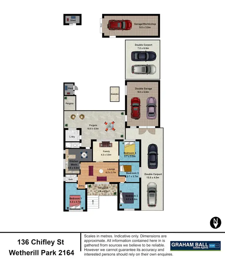 Floorplan of Homely house listing, 136 Chifley Street, Wetherill Park NSW 2164