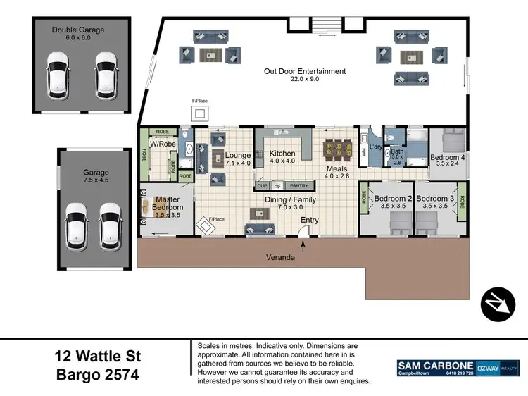 Floorplan of Homely house listing, 12 Wattle Street, Bargo NSW 2574