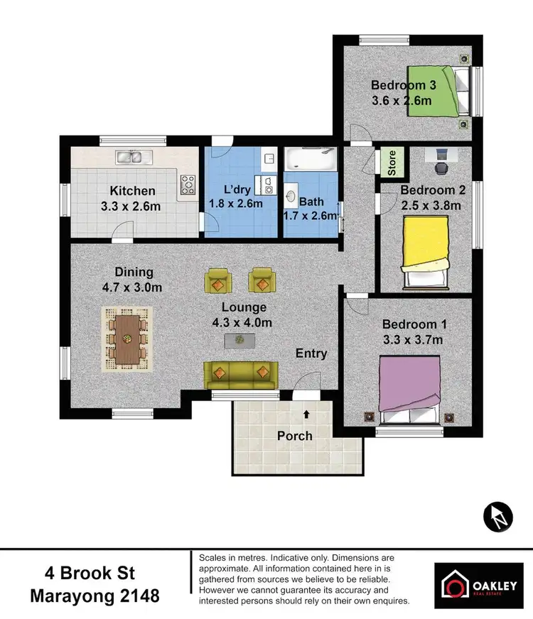 Floorplan of Homely house listing, 4 Brook Street, Marayong NSW 2148