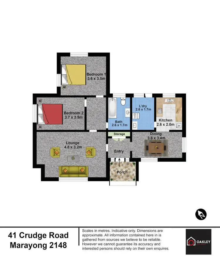Floorplan of Homely house listing, 41 Crudge Road, Marayong NSW 2148