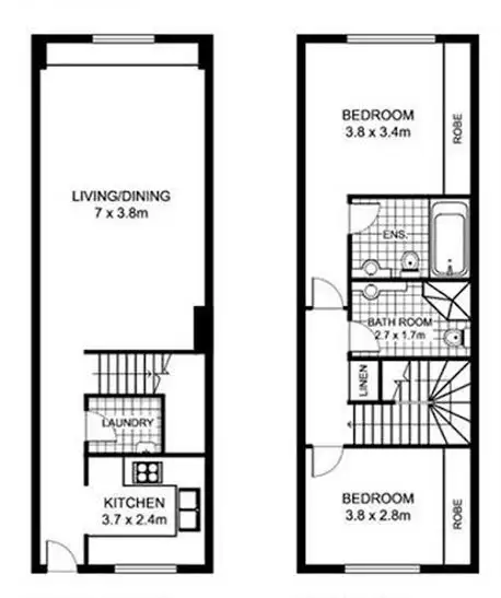 Floorplan of Homely apartment listing, Address available on request