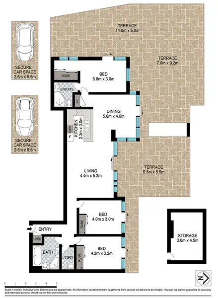 Floorplan of Homely apartment listing, 341/8 Lachlan Street, Waterloo NSW 2017