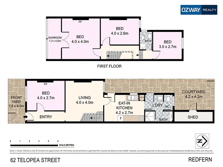 Floorplan of Homely house listing, 62 Telopea Street, Redfern NSW 2016